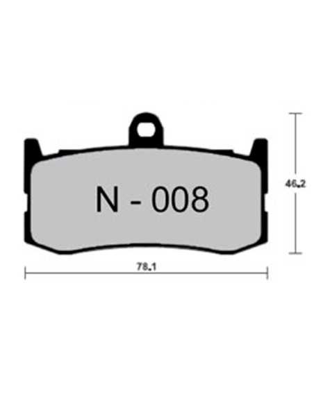 Pastillas de freno ZCOO N008 EX (RACE)