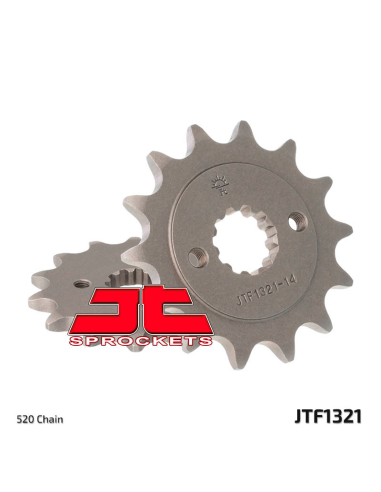 Piñón JT SPROCKETS acero estándar 1321 - Paso 520 REF JTF1321