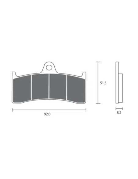 Bremsbeläge ZCOO N003 EX (RACE)