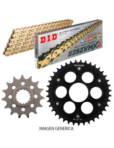 copy of DID Super-Verstärktes Übertragungsset für Ducati 848/S 848 08-12/848 EVO 848 10-13