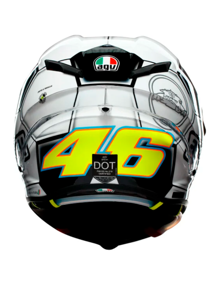 CASCO AGV PISTA GP RR E2206 ROSSI CATALUNYA 2008
