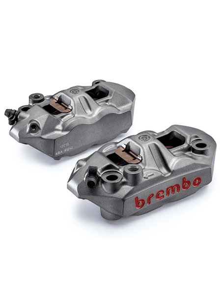 BREMBO M4 RACING Monoblock-Bremssättel 100 mm + Bremsbeläge