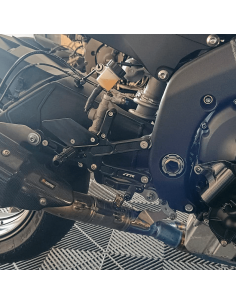 ESTRIBERAS MULTI REGULABLES - YAMAHA R6 2006-2020 PRO NEGRO. REF. IT2080N 2