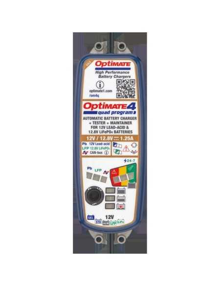 CARGADOR/MANTENEDOR BATERIAS OPTIMATE 4 QUAD PROGRAM TM-630