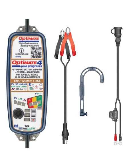 CARGADOR/MANTENEDOR BATERIAS OPTIMATE 4 QUAD PROGRAM TM-630