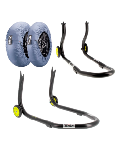 Pack Caballetes BIHR Negro + Calentadores THERMAL TECHNOLOGY EASY