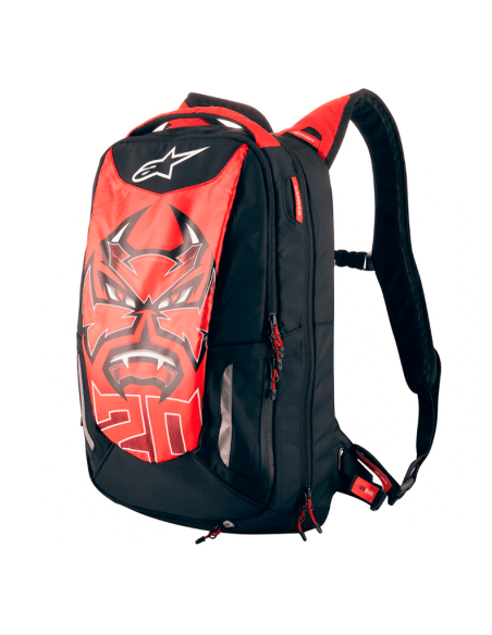 BOLSA ALPINESTARS FQ20 CITY HUNTER BLACK / BRIGHT RED / WHITE