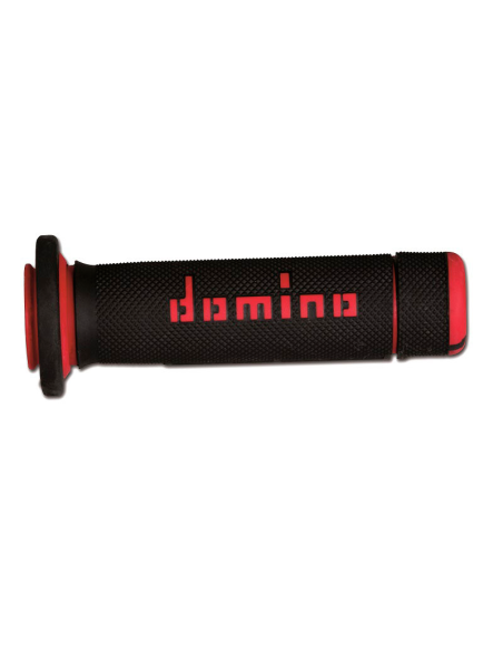 Puños Domino ATV Negro - Rojo Cerrados REF A18041C4240