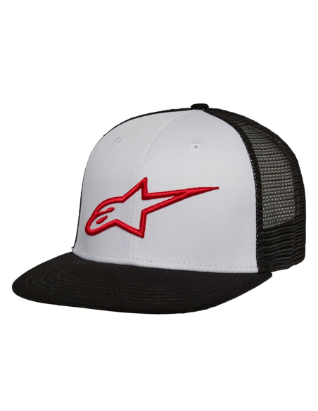 GORRA ALPINESTARS CORP TRUCKER WHITE / BLACK