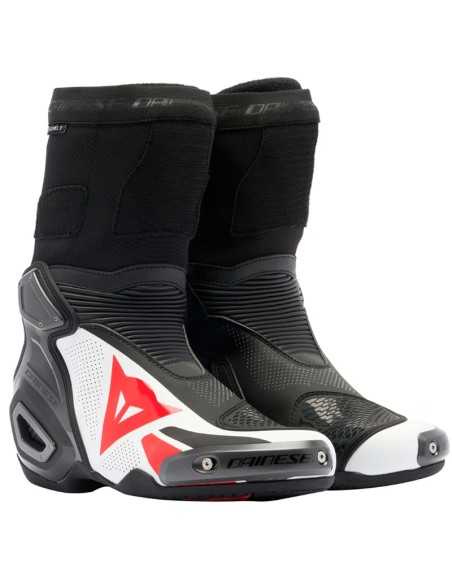 DAINESE AXIAL 2 LUFTSTIEFEL SCHWARZ / WEISS / LAVA-ROT