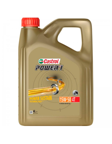 Aceite Castrol POWER 1 15w50 4T 4L