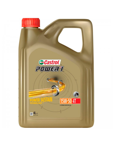 Aceite Castrol POWER 1 15w50 4T 4L