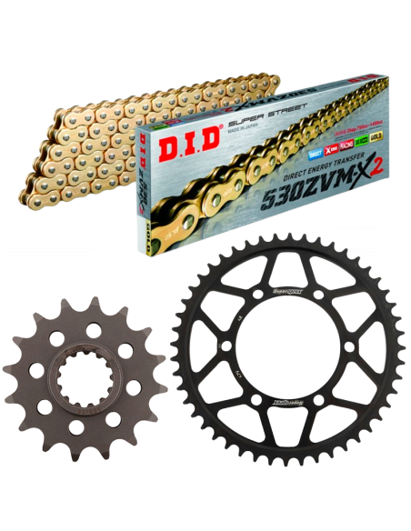 Kit de arrastre como la original cadena Super Reforzado para SUZUKI GSX R 1000 09-16