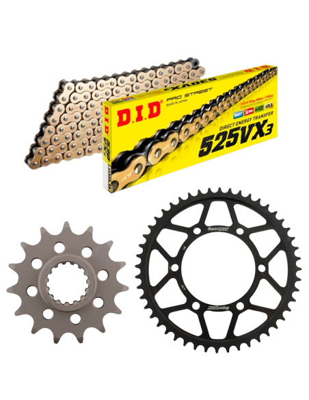 Kit de transmisión DID Reforzado para Honda XL V Transalp 600 88-99/XL V Transalp 700 08-13