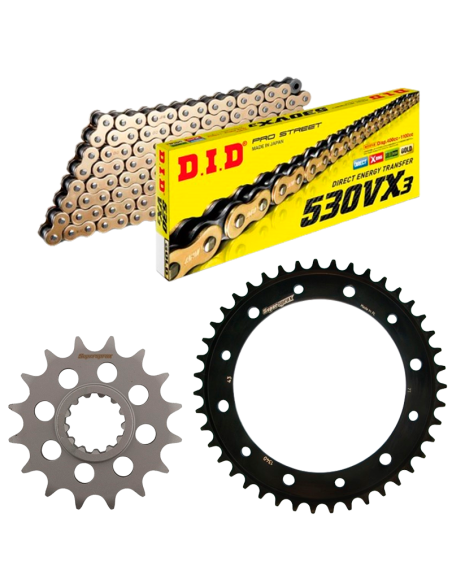 Kit de arrastre como el original cadena para HONDA VFR 750 F 90-97
