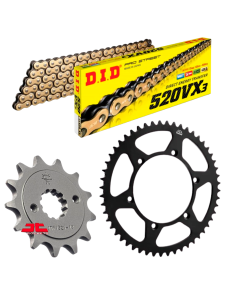 Kit de arrastre como el original cadena para HONDA CBF 250 04-07