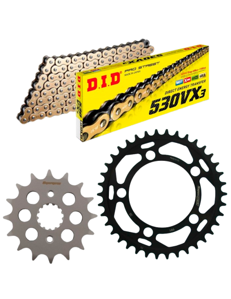 Kit de transmisión DID Reforzado para Suzuki GSF 600 Bandit/ S 00-04|N/S 650 Bandit 05-06
