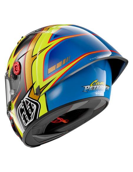 Casco SHARK Race-R PRO GP 06 TLD Cam Petersen Anthracite / Yellow / Blue