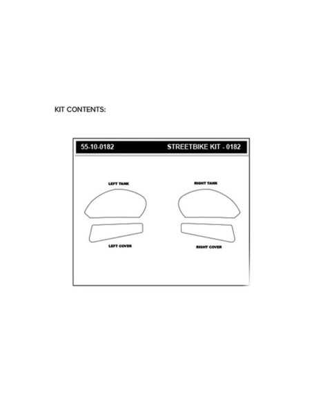 STOMPGRIP Aufkleber-Set für Yamaha R7 2022–2024