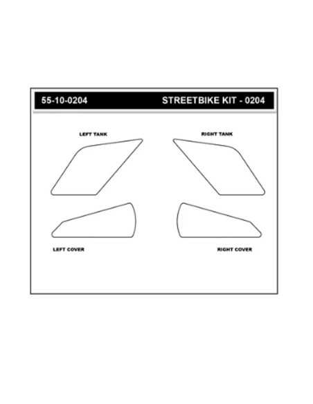 STOMPGRIP Kit de adhesivos Kawasaki Ninja ZX-4RR 2023-24