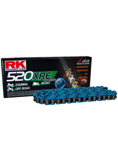 Cadena de transmisión RK XRE 520/525 Azul