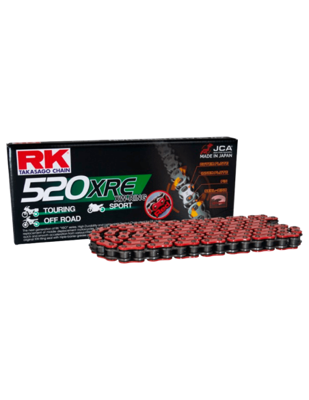 Cadena de transmisión RK XRE 520/525 Rojo