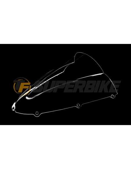 Cúpula TF SUPERBIKE doble burbuja transparente para Kawasaki ZX6-R 2005-2008