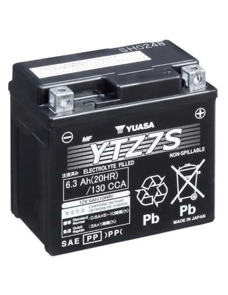 BATERÍA YUASA YTZ7-S PRECARGADA