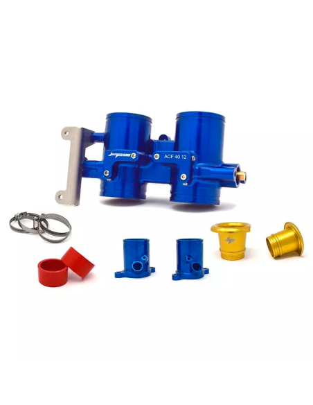 JETPRIME JP ACF 4012 KIT DE TOMA DE CUERPO DE ACELERADOR REDONDO DE 40 MM JETPRIME YAMAHA T-MAX 530 2012-2016