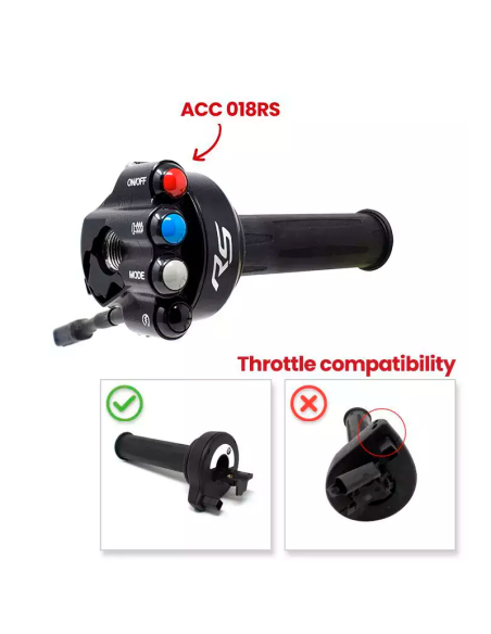 JETPRIME JP ACC 018 GS CONTROL DE GAS CON PANEL DE PULSADORES JETPRIME INTEGRADO BMW RS