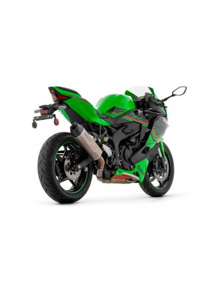 Escape ARROW Indy Race homologado en titanio para KAWASAKI ZX-4R / RR 2024