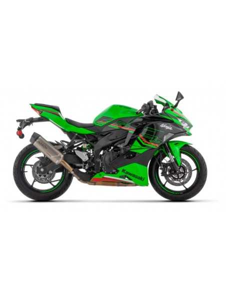 Escape ARROW Indy Race homologado en titanio para KAWASAKI ZX-4R / RR 2024
