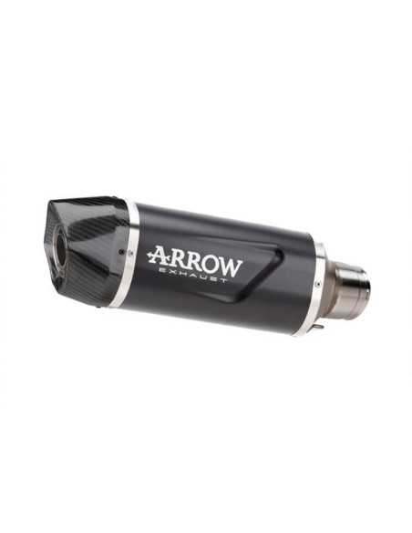 Escape ARROW Indy Race homologado en aluminio negro para KAWASAKI ZX-4R / RR 2024