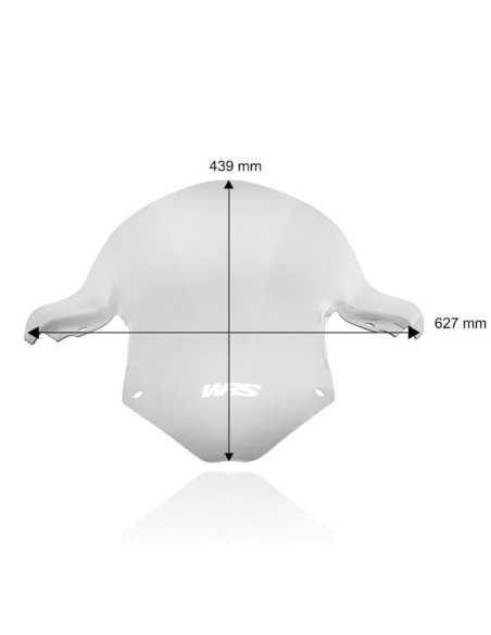 CUPULA ALTA RACE WRS AHUMADO OSCURO +80MM BMW S 1000 RR 2019-2024