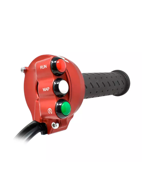 JETPRIME JP ACC 660 R Ananasbeschleuniger JETPRIME TWIST GRIP TITANIUM APRILIA RS 660 / TUONO 660 2020-2021