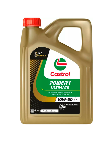 Aceite Castrol POWER 1 ULTIMATE 10w50 4T 4L