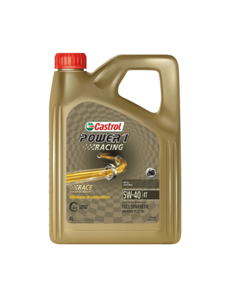 Aceite Castrol POWER 1 RACING 5w40 4T 4L