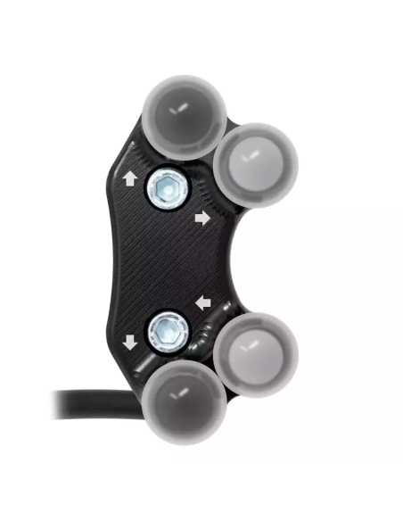 JETPRIME JP PLSE 001. Interruptor de manillar izquierdo Racing para Aprilia TUAREG 660
