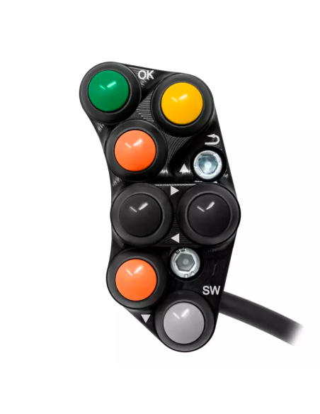 JETPRIME JP PLSR 023. Interruptor de manillar izquierdo Racing para KTM 1290 Super Duke / Adventure