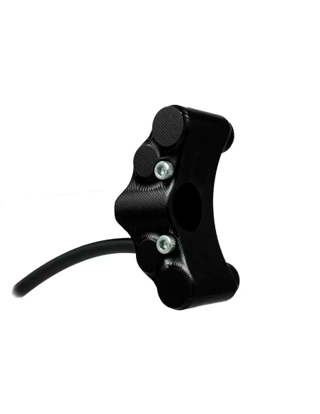 JETPRIME JP SPS 003. Interruptor de manillar deportivo izquierdo para tablero I2M Chrome PRO 2 KAWASAKI / HONDA/ BMW / DUCATI