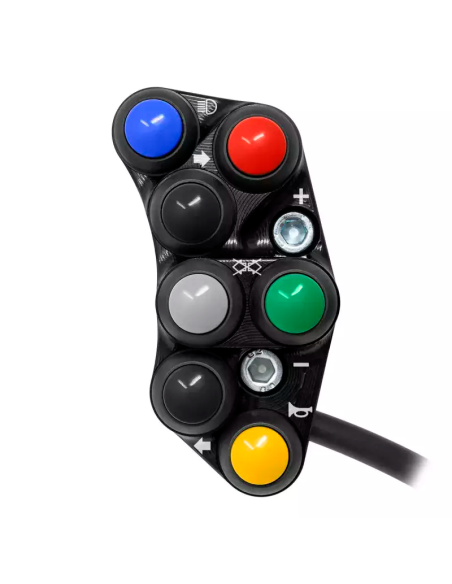 JETPRIME JP PLS 660 Interruptor de manillar 12 botones izquierdo para APRILIA RS 660