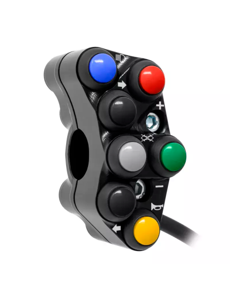 JETPRIME JP PLS 660 Interruptor de manillar 12 botones izquierdo para APRILIA RS 660