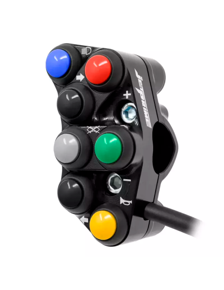 JETPRIME JP PLS 660 Interruptor de manillar 12 botones izquierdo para APRILIA RS 660