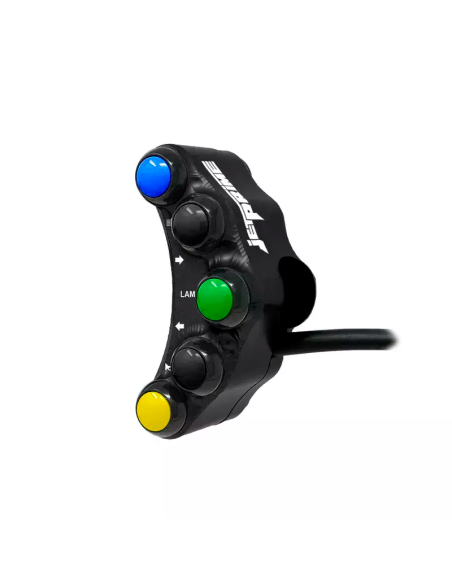 JETPRIME JP PLS 042. Interruptor de manillar izquierdo para YAMAHA YZF-R6 2006-2016