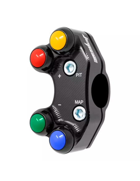JETPRIME JP SPS MK601Y. Interruptor de manillar izquierdo Racing para YAMAHA YZF-R6 RACE 2021-2024