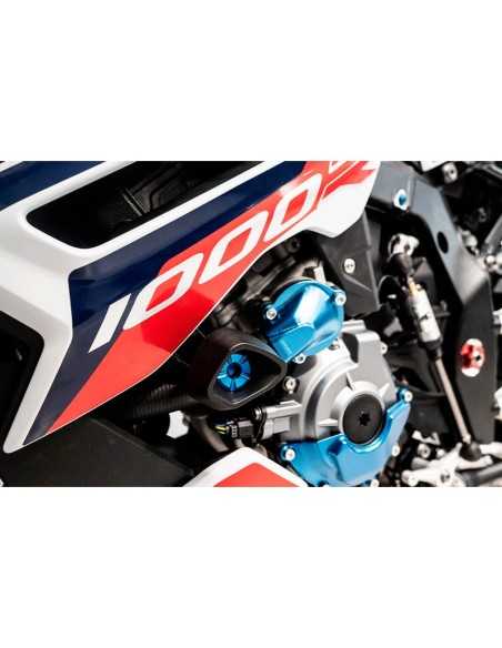Protectores anti caída anti shock Street Defender EVOTECH para BMW M1000R 2023-2024