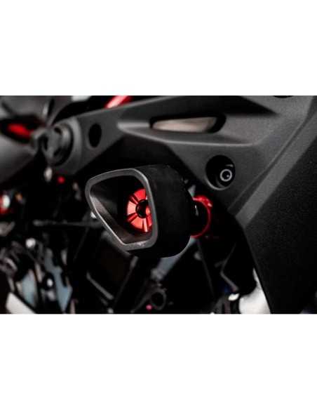 Protectores anti caída anti shock EVOTECH para Kawasaki Z500 2024-