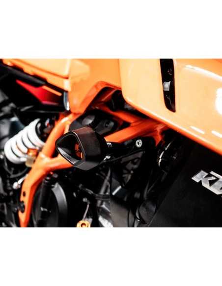 Protectores anti caída anti shock Street Defender EVOTECH para KTM Duke 125 / Duke 390 2024-