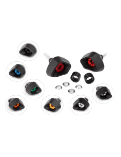 Protectores anti caída anti shock EVOTECH para Ducati Scrambler 800 Icon 2023-2024 2