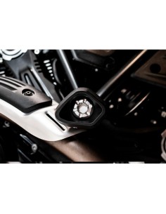 Protectores anti caída anti shock EVOTECH para Ducati Scrambler 800 Icon 2023-2024